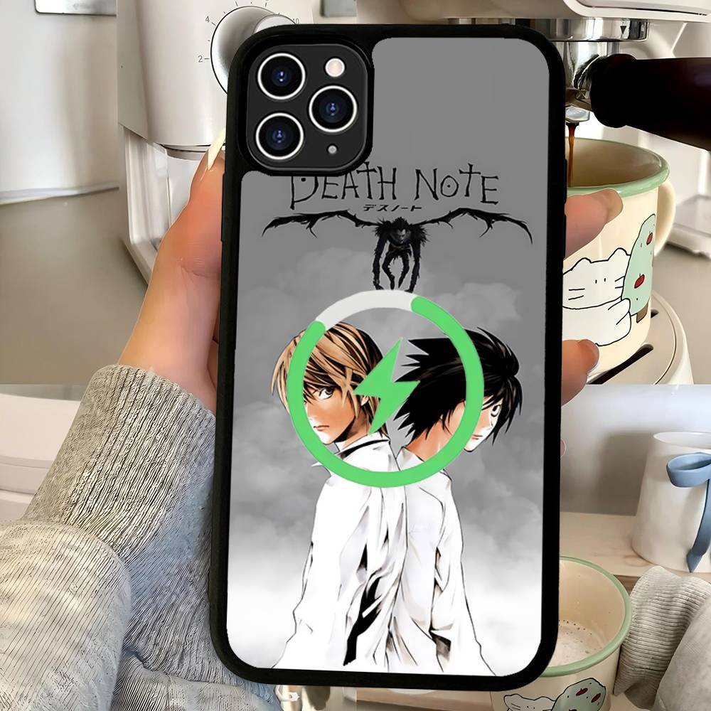 Japan Anime Death Note Phone Case For IPhone 16 15 14 13 12 11 17 Pro Max Plus Magnetic Wireless Cover