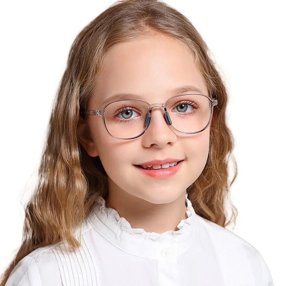 Anti-blue Light Kids Glasses TR90 Eye Protection Comfortable Eyeglasses Computer Online Classes Ultra Light Frame