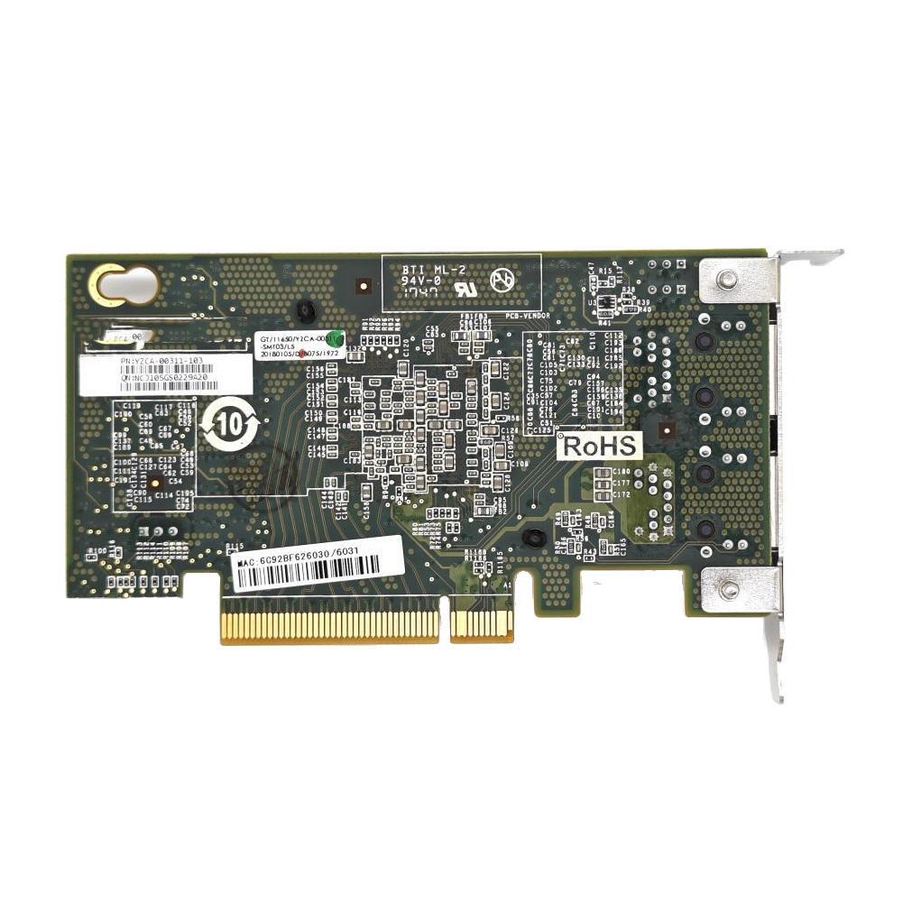 10G Dual-port Server Ethernet Card X540-T2 PCIE-X8 Network Extend Adapter 2Port 10 Gigabit RJ45 Wire PC LAN Controller PCIEX16