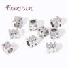 3X3MM Square Spacer Beads 18K Gold Plated Brass Cube Beads DIY Beading Jewelry Accessories,Spacer Separator Bead Wholesale