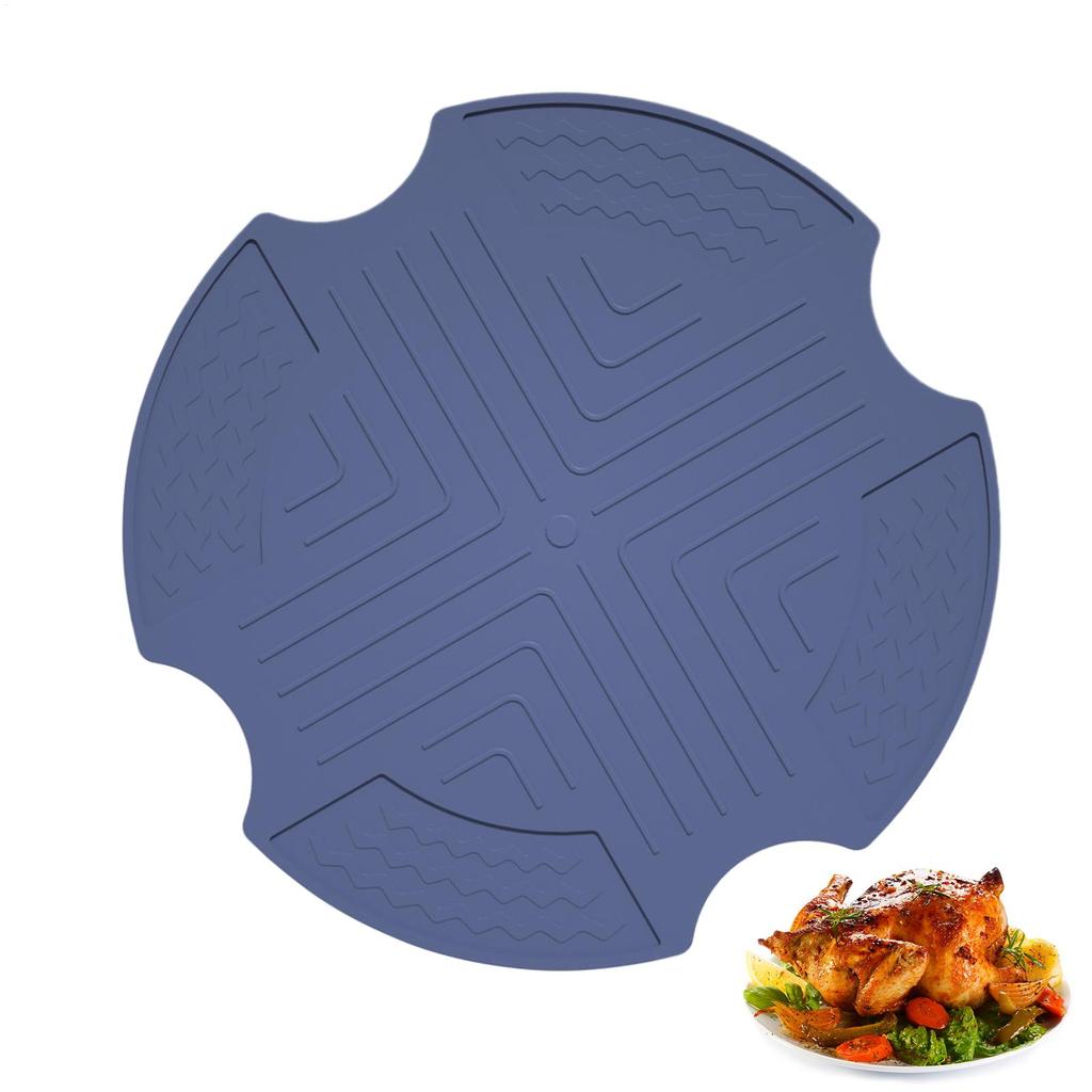 Silicone Heat Resistant Mat Air Fryer Silicone Countertop Protector Non-Slip Kitchen Accessories for Desktop Home Oven Baking