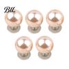 Neckline Fixation Clips 5Pcs Fake Pearl Buttons for Clothing, Removable Decorative Brooch Pins, No Invisible Clothing Fasteners Sew Safety Pins Shirt