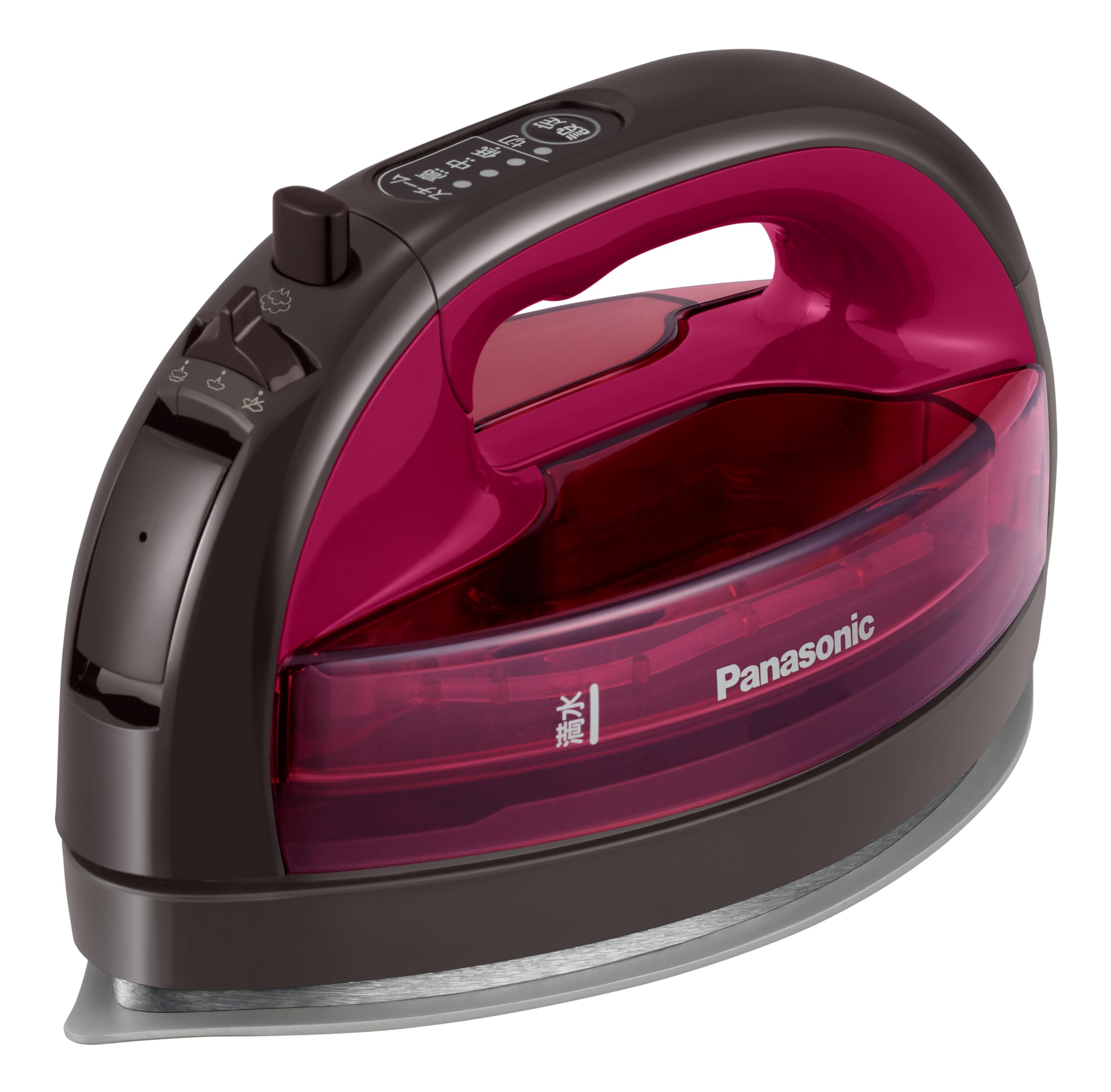 

Panasonic Latest Model Panasonic Cordless Steam W Head Iron Ceramic Coat Disinfecting Brown Pink Karuru [2023 Cordless] NI-WL508-P