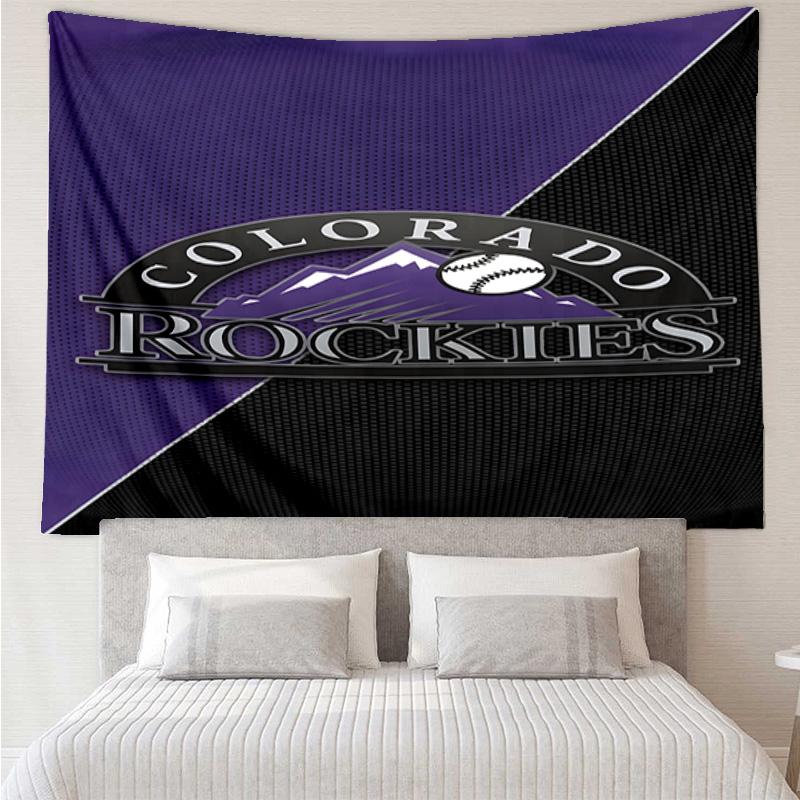 Rockies Baseball Quick-Dry Tapestry Hanging for Bedroom,Livingroom, Playroom,Decor Art Room Wall Tapestry Holiday and Birthday Gifts