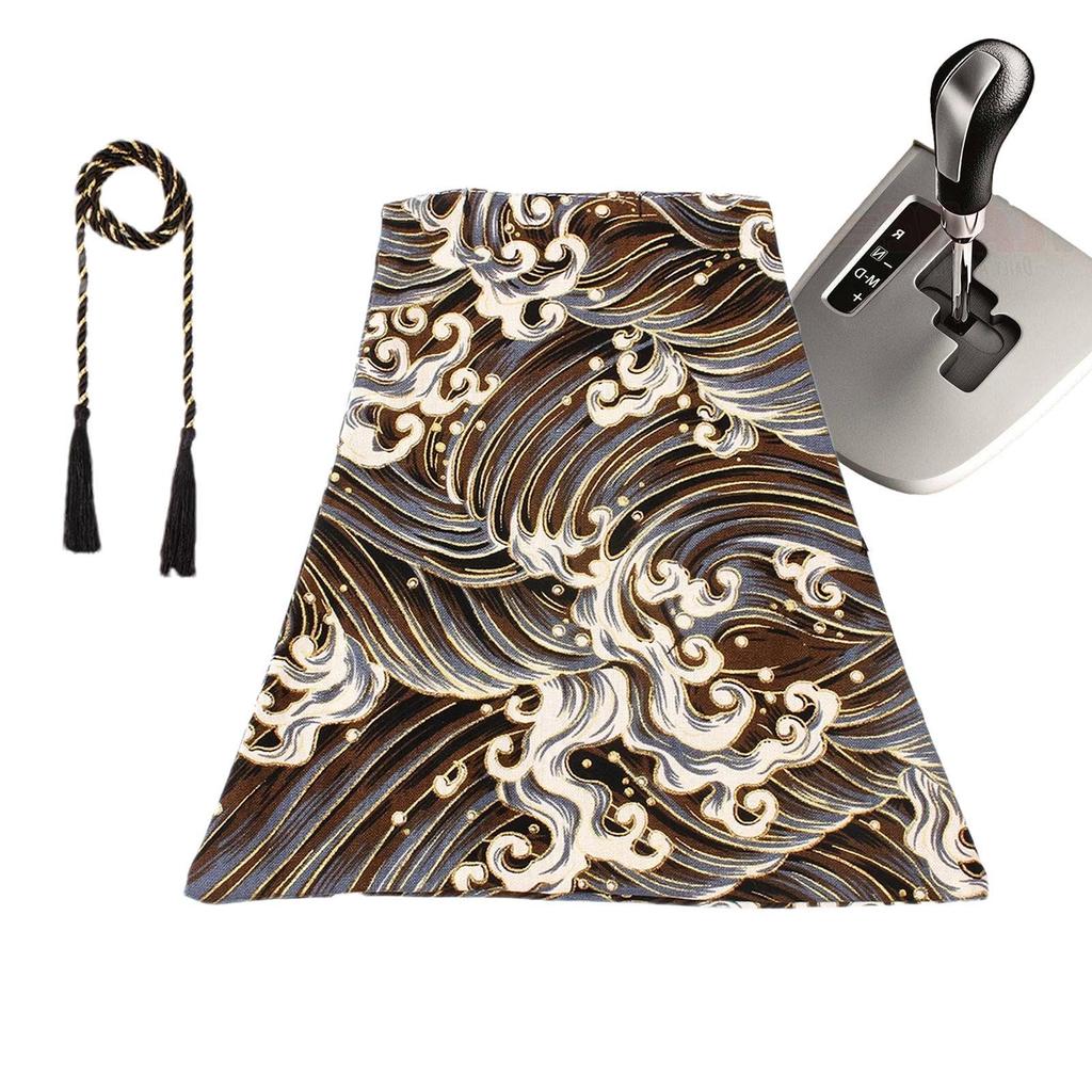 Shift Knob Cover Japanese,Gear Shifter Knob Boot Cover,Gear Shifter Sleeve for Dust Cover,Japanese Style