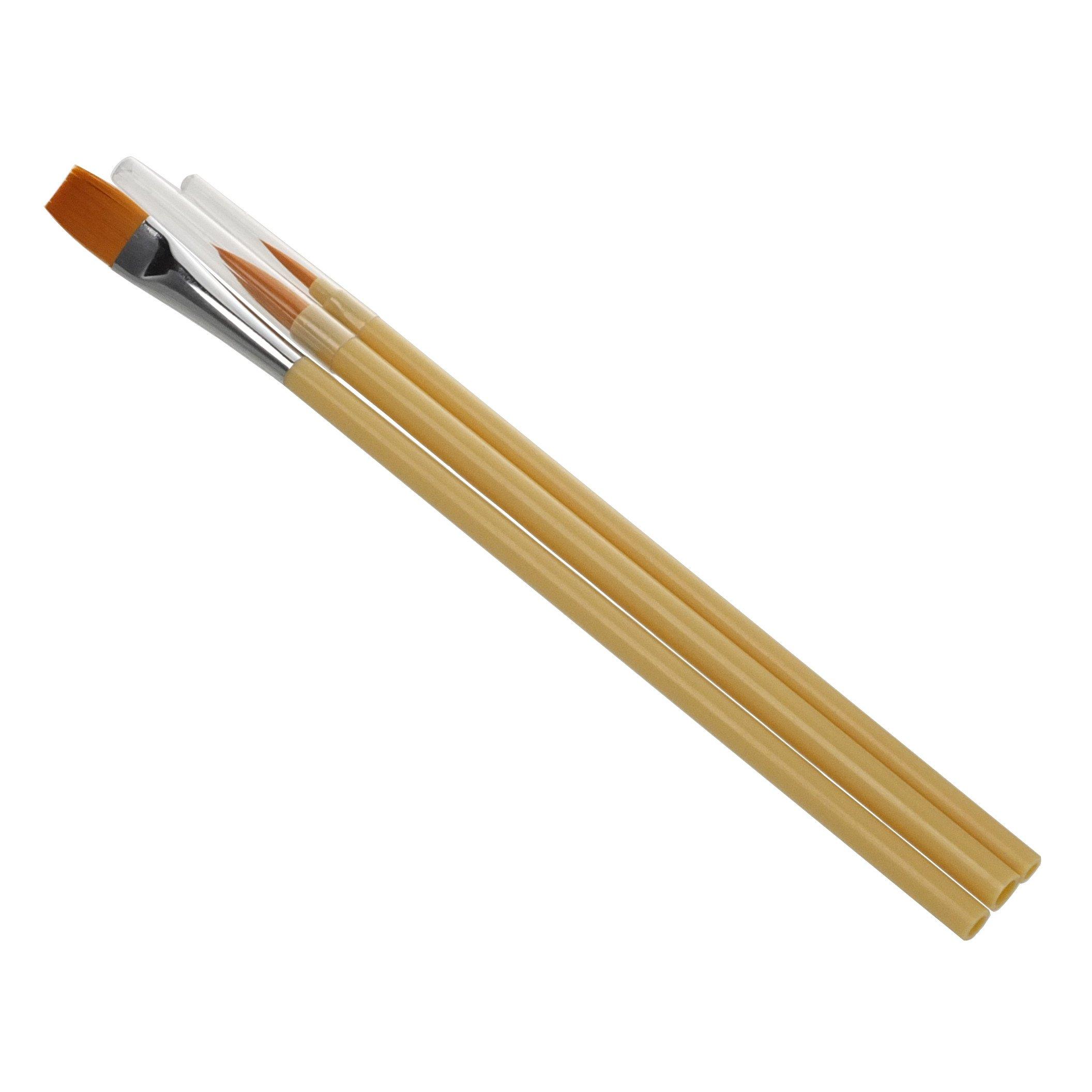 

Namurataiseidou Design Brush Art Nylon Brush Set of 3 [Heisei No. 3]