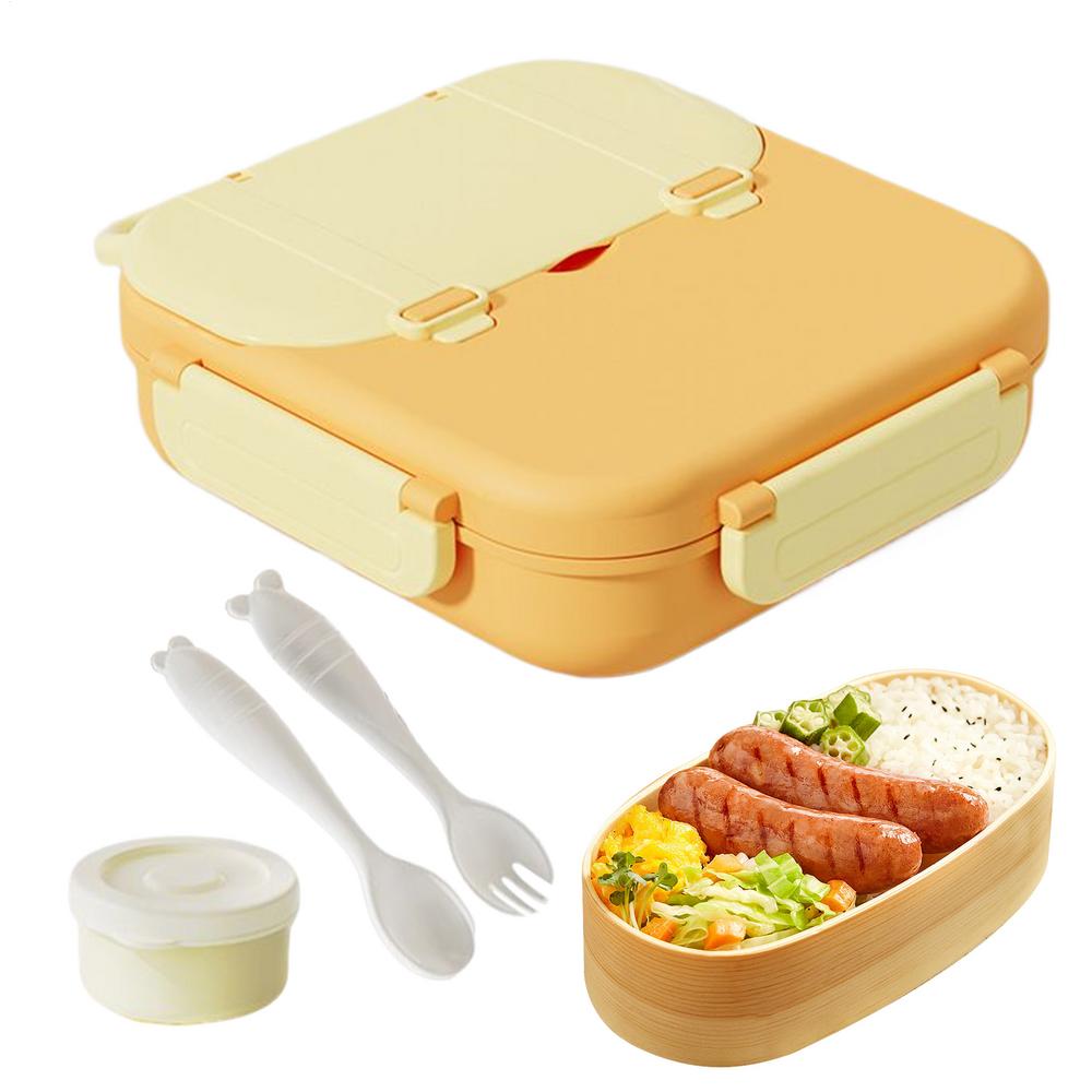Kids Lunch Box 1000ml Toddler Food Storage Container Leak Proof Lunch Container For Preschool School Kindergarten Travel Picnic