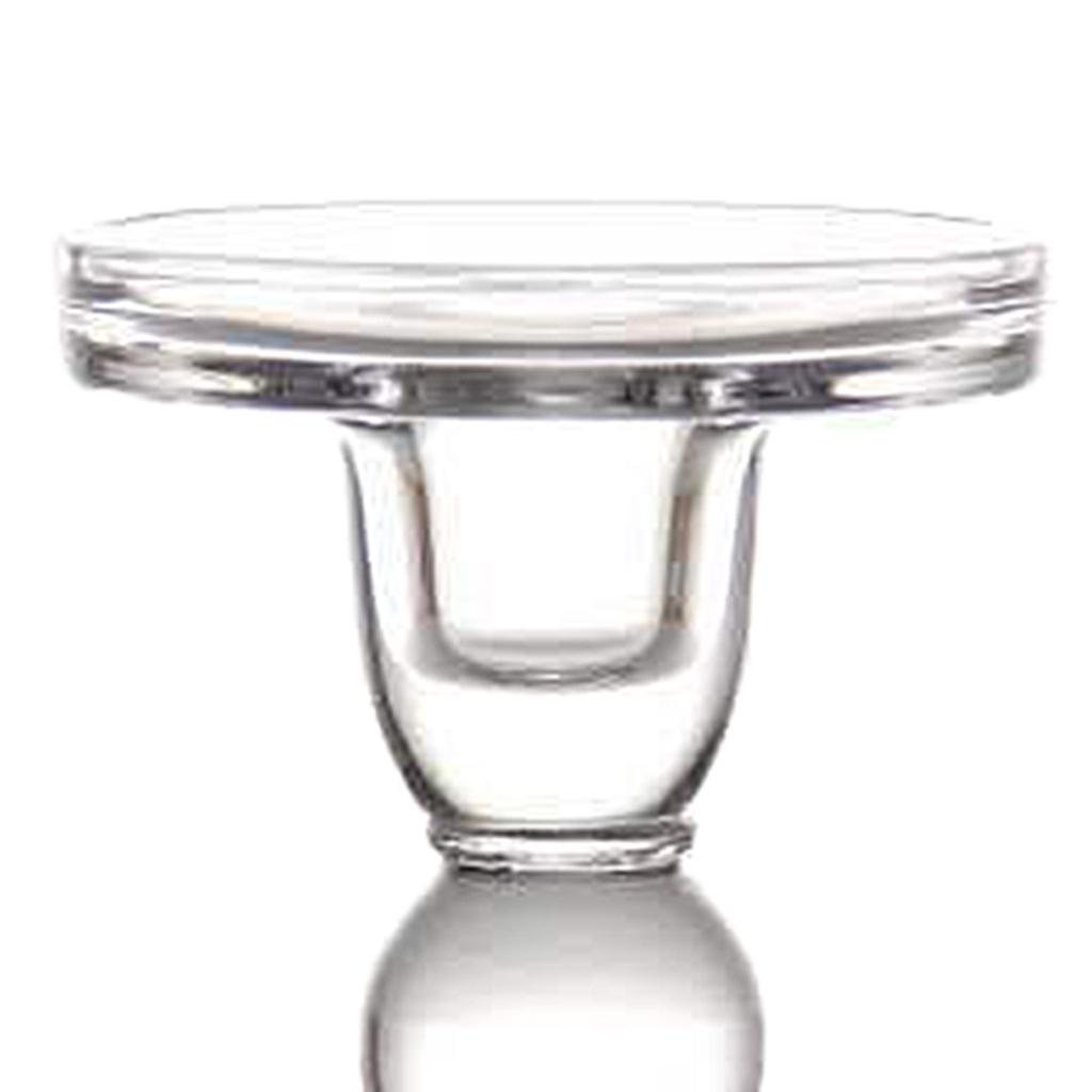 Transparent Glass Candle , Centerpieces for Tables, Candlesticks for Wedding