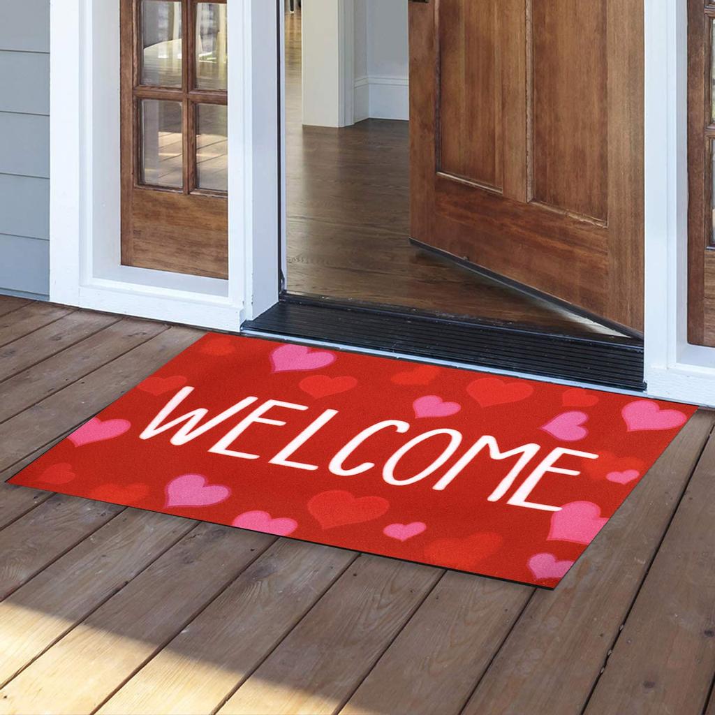 Valentine's Day Welcome Doormats  Carpets Decor Carpet Living Room Carpet