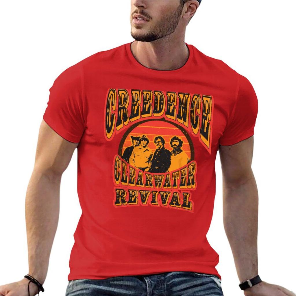 Creedence Clearwater Revival T Shirt T-Shirt New Edition Anime Stuff Oversizeds Mens Graphic T-shirts Funny