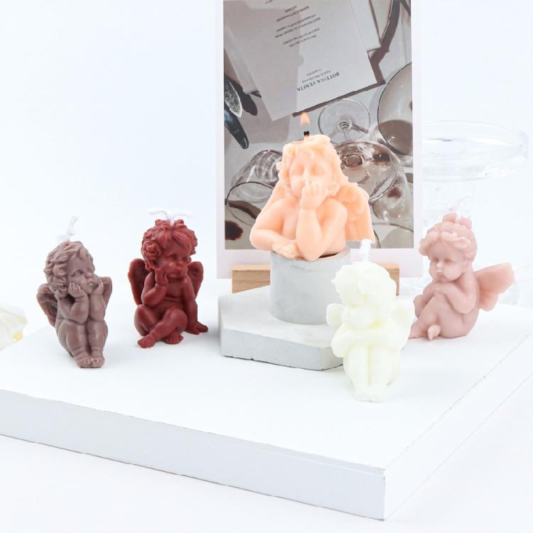 Little Angel Silicone Mold Melt Aromatherapy Handicraft Making Mould Supplies