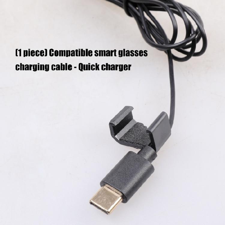 Tangles Resistant Magnetic Chargers Cable for Smartests Glasses Accessories