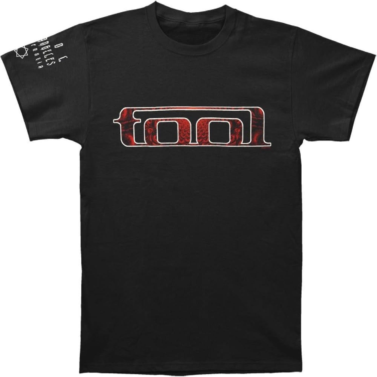 Tool Men s Red Pattern T-Shirt Black S