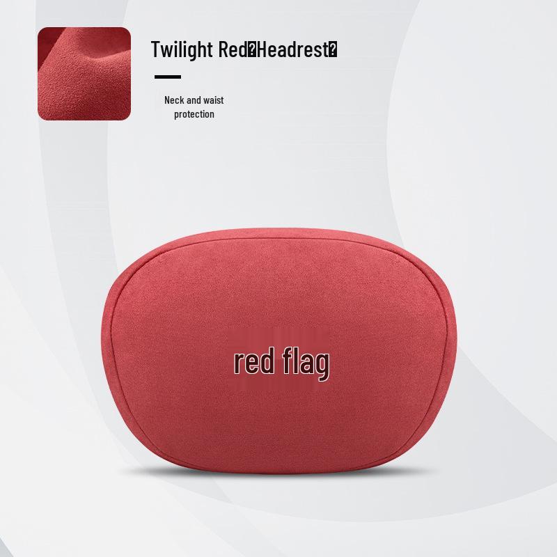 Car Headrest Neck Pillow & Lumbar Support Cushion for Hongqi H5, HS5, H7, H9, HS3, QM5, LS7