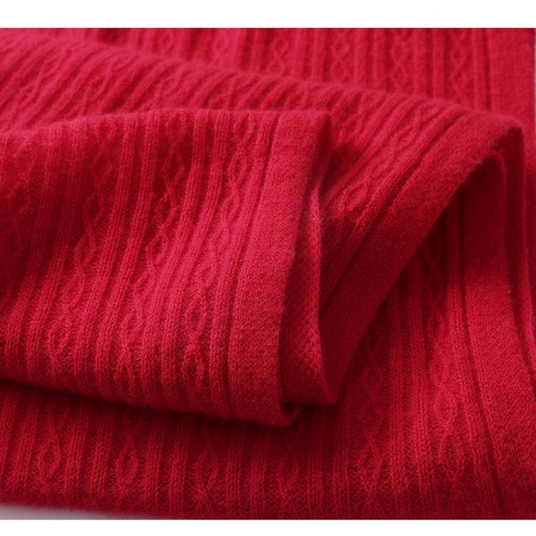 Women's Cashmere Wool Scarf: Autumn/Winter Solid Color, Versatile Neck Warmer, Korean-Style Shawl