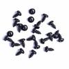 500-Piece Set of 9 Sizes of Carbon Steel Self-Tapping Screws, Cross Head, Self-Tapping Bolts, M2, M2.3, M2.6, M3, Round Head, Pan Head, with Storage C