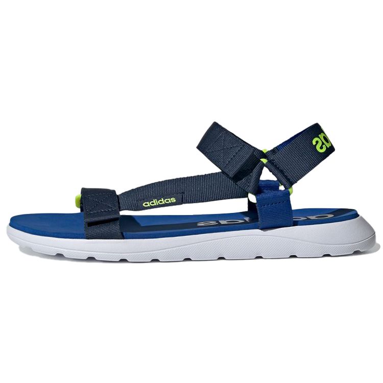 Adidas Neo Comfort Sandals Non-Slip Durable Beach Sandals Unisex Sandals Blue FY8163
