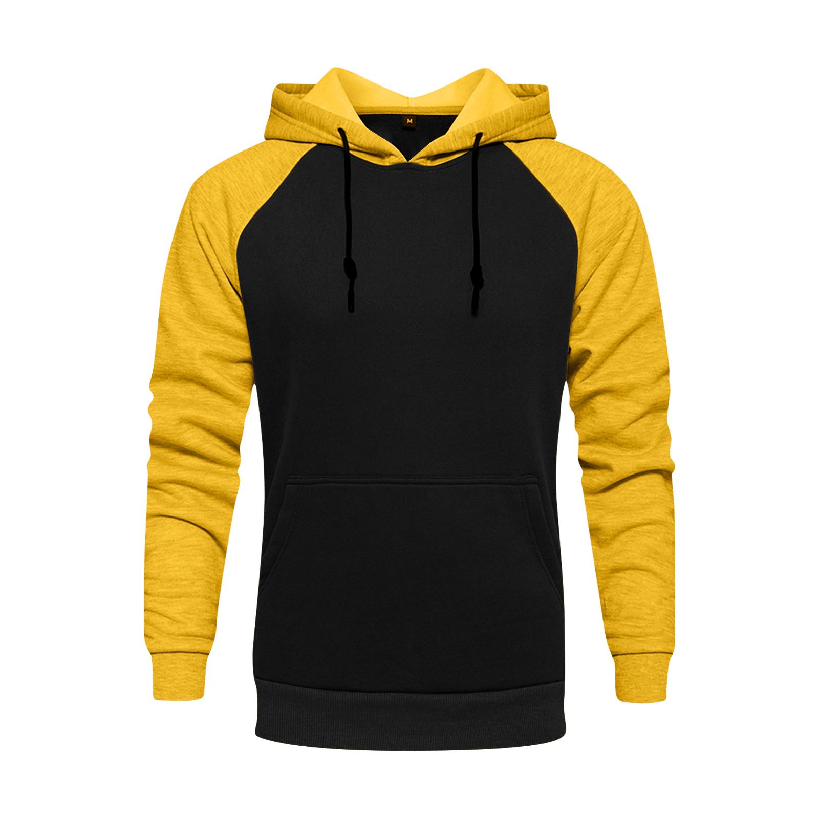 

Уличный мужчина, свободный пустой флисовый свитер, мужская большая толстовка с длинными рукавами L чёрный