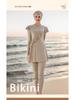 European & American Long-Sleeve One-Piece Swimdress with Slimming Pants