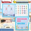 Magnetic Ten-Frame Math Board for Addition & Subtraction (1-20) with Borrowing & Carrying