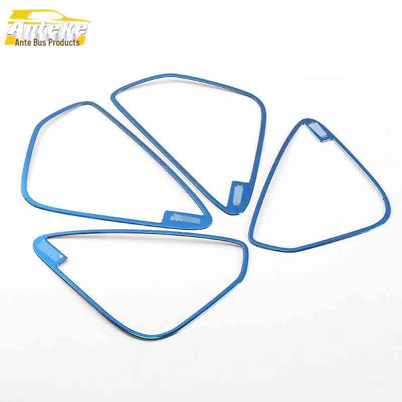 

Equinox Stainless Steel Speaker Cover with Bright Ring - Car Accessory