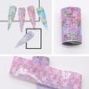 10Rolls Mixed Nail Art Foils Transfer Sticker Set Rose Flower Designs Floral Starry Sky Nail Wraps Wedding Summer Manicure Decor