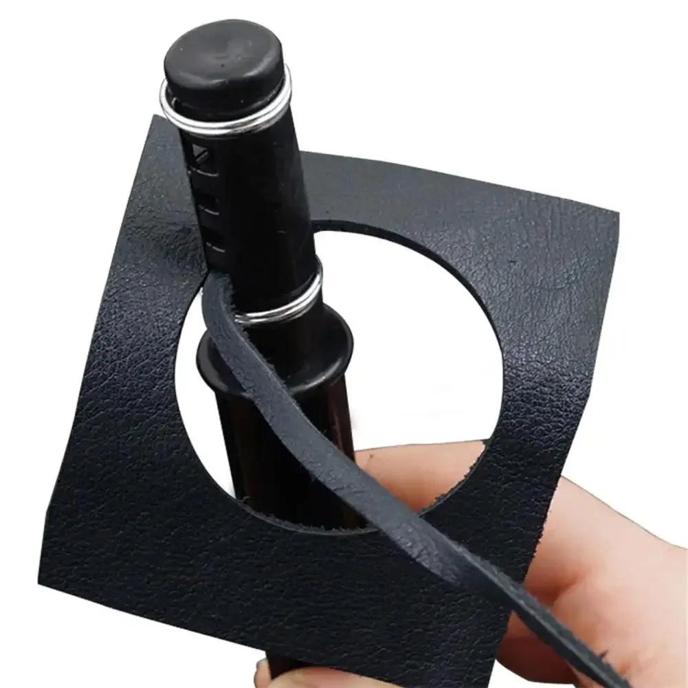 Leather Strip Cutter Tool For Leather Strap Cutter With 3 Blades DIY Handmade Leather Craft Cutting Tools