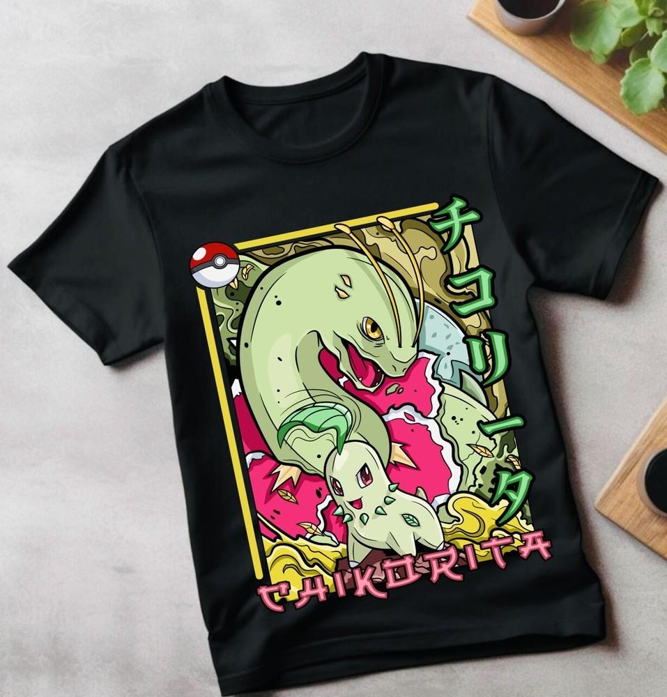

Unisex T-shirt Manga Oataku Kawai Funny Girl Anime Manga Black Shirt All Size 4XL