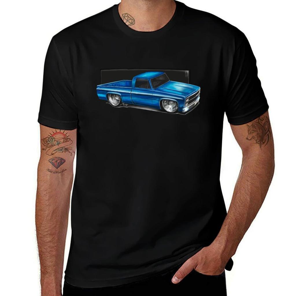 Blue C10 TShirt Big and Tall Crew Neck Tee