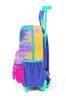 Minik Yuva Çekçekli Sırt Çantası Renkli Airbrush Desenli İki Bölmeli 24038