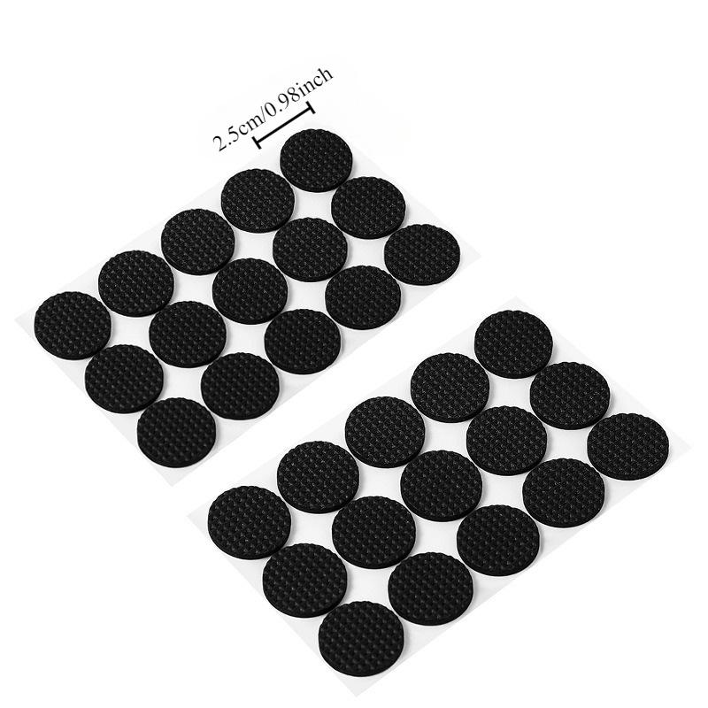 EVA Furniture Pads Premium Floor Protector Chair Felts for Feet Wood Floors Best Hardwood Protect Your Hard Floors! (Black)