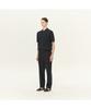Kaembeulijimembeoseu [Movere X Roliat] Collaboration Collared Short Sleeve Full-Open Sweater Navy Mcwam26612Nav