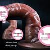 Realistic Silicone Dildo: Soft Flesh Masturbator for Women