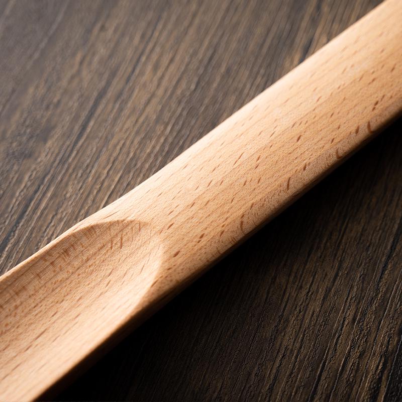 Black Walnut Long-Handled Magnetic Shoehorn: Elderly & Pregnant-Friendly Shoe Lifter Artifact.