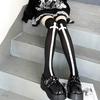 Summer Punk Cross Long Tube Jk Socks Printed Knee Length Socks Cosplay Performance Cos Stockings Lolita Stockings Accessories