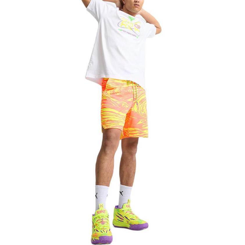 Men's Shorts PUMA x MELO Casual Shorts Men's Yellow