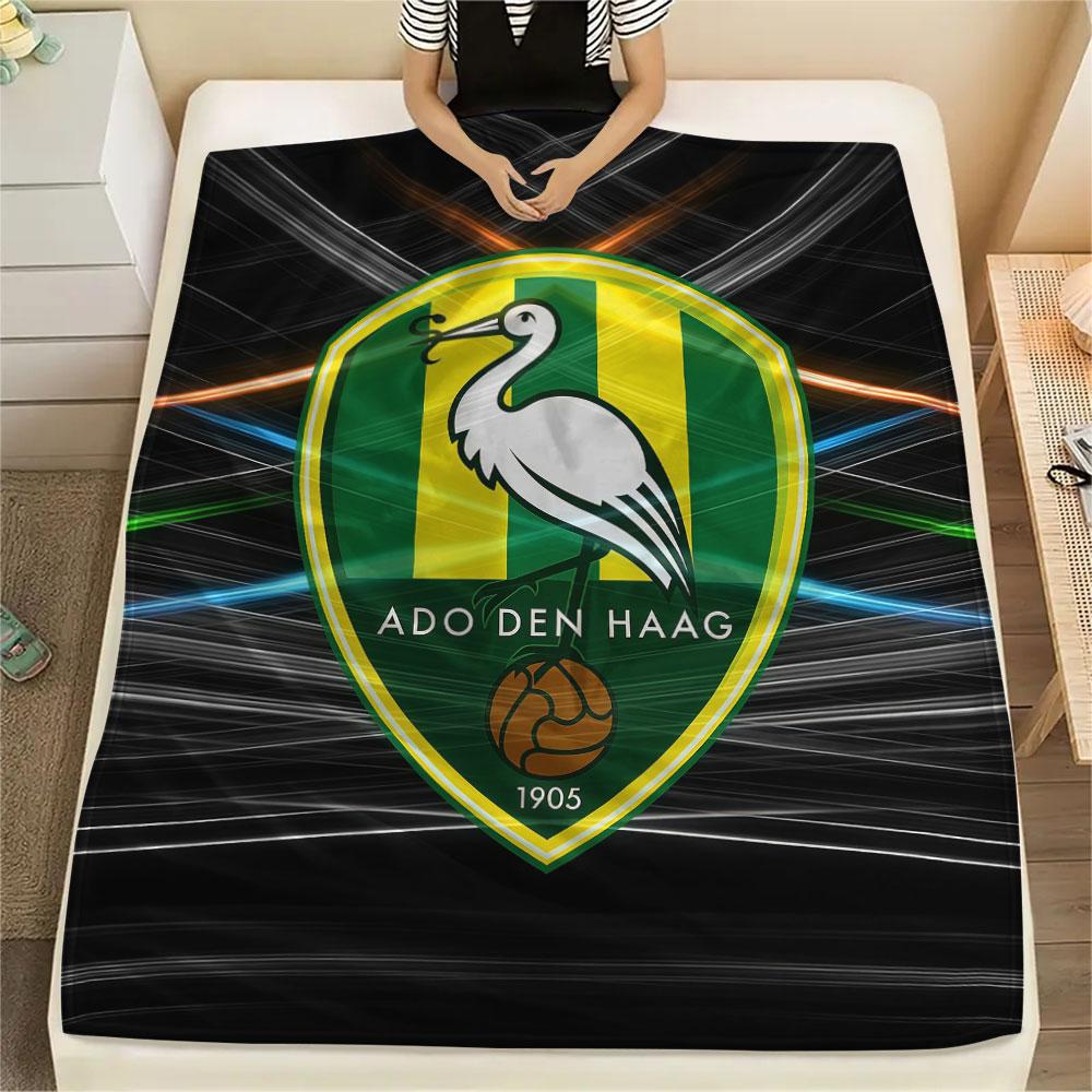 1PC ADO Den Haag Patterned Flannel Blanket Suitable For All Seasons for Home Decor Warmth and Comfort Gifts Holiday Present