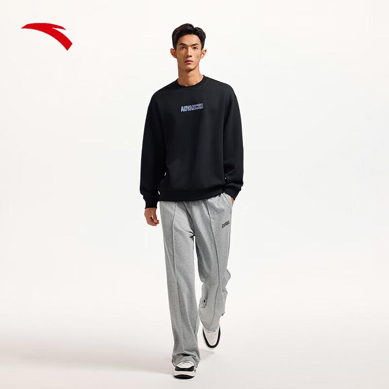 Anta Unisex Easy-Care 2024 Fall Crewneck Sweatshirt S