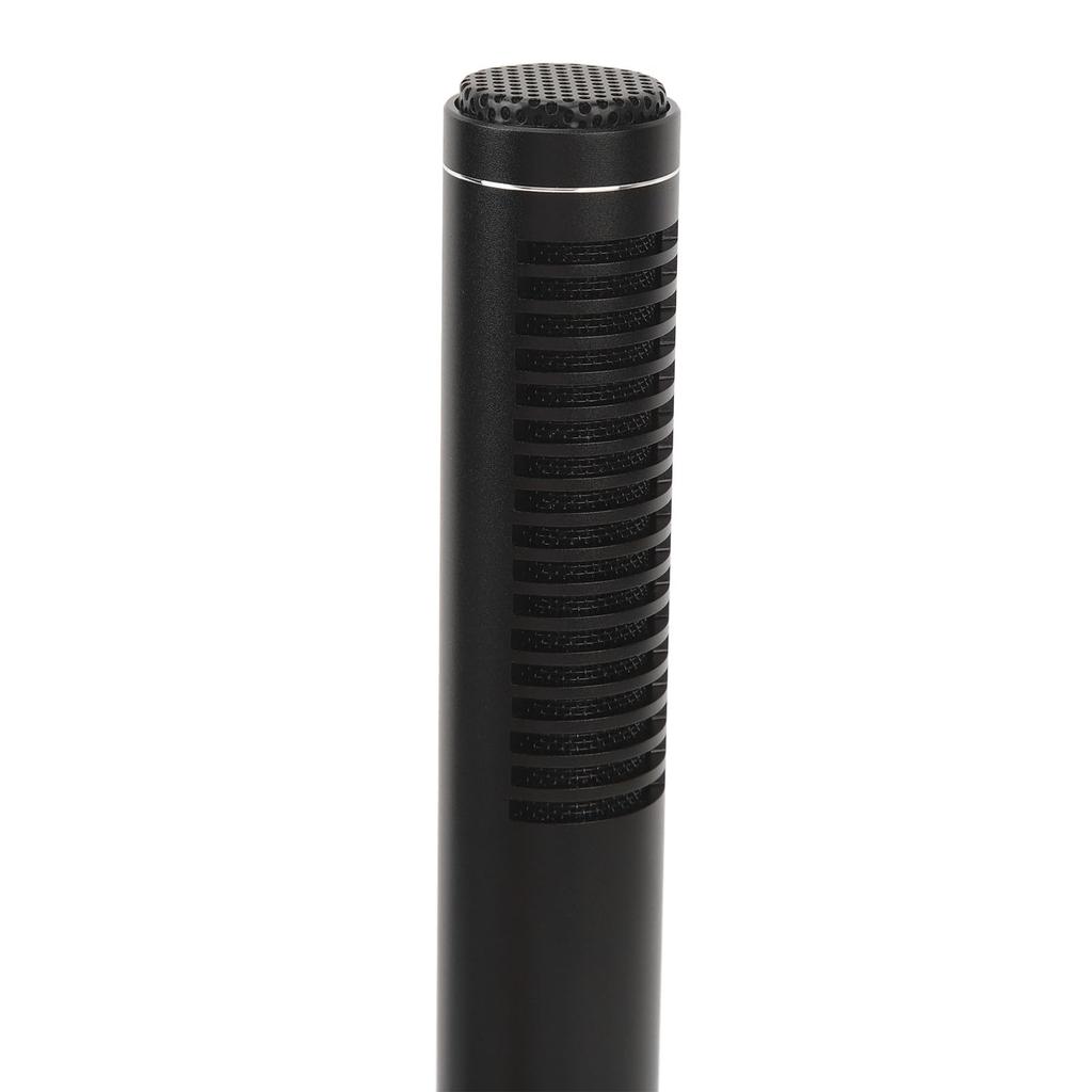 TOPINCN XLR Shotgun Condenser Microphone Mini TV News Reporter Interview Microphone DSLR Camera