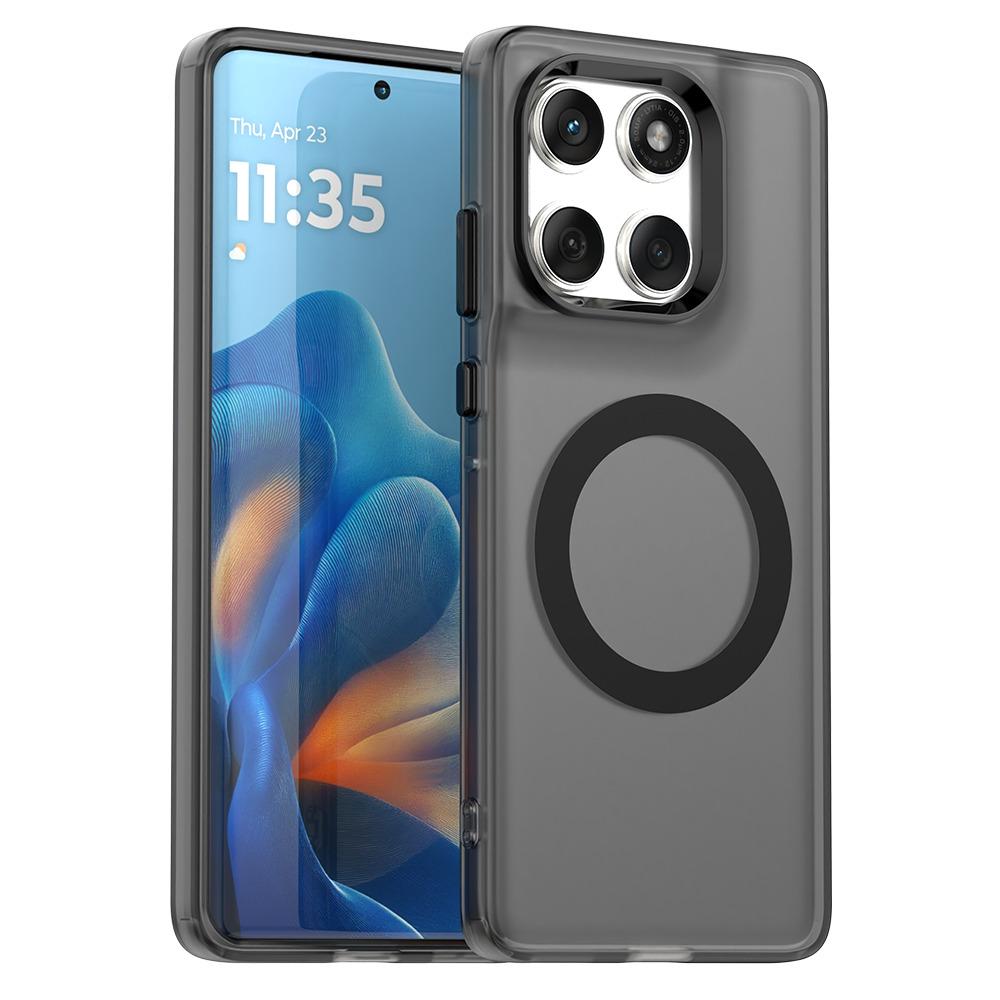 

For Motorola Edge 60 Fusion 5G Case Compatible with MagSafe Anti Drop Hybrid Phone Back Cover Black