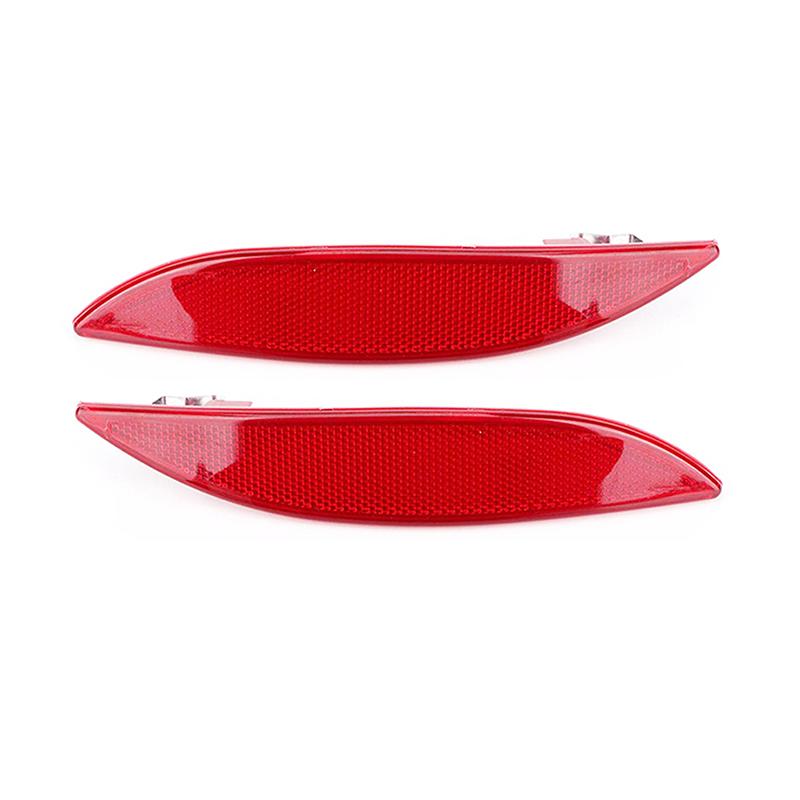 1 Pair For Renault Megane MK3 2008 -2013 265650004R Car Rear Bumper Reflectors Lens Replacement Red Left Right Plasitc Parts