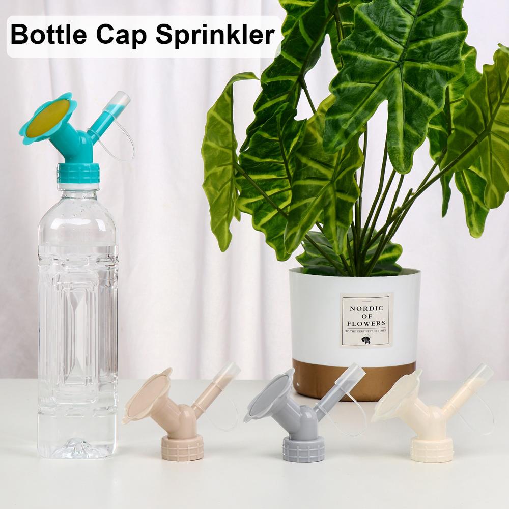 Garden Succulent Indoor Dual Head Plant Bottle Watering Spout Cute Sprinkler Cap Mini Watering Can