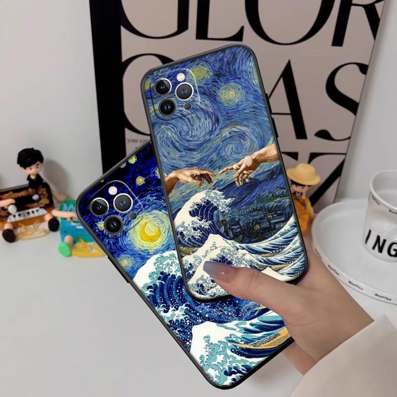 Great Wave Off Kanagawa New High-End Shell Phone Case for Redmi Note 8 9 Pro Max 9S 9T 9C NFC 8T 8A 10A A4