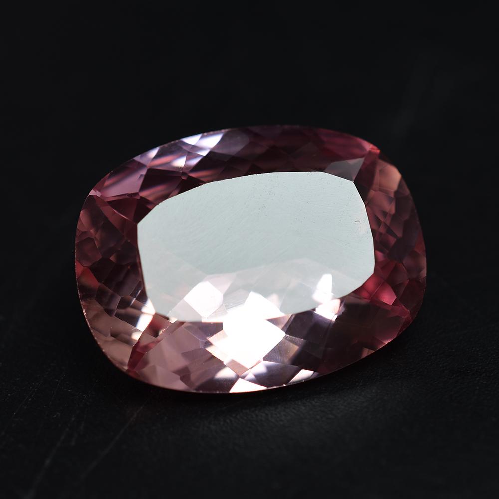 Stunning Natural Padparadscha Sapphire 23 Ct Cushion Certified Loose Gemstone