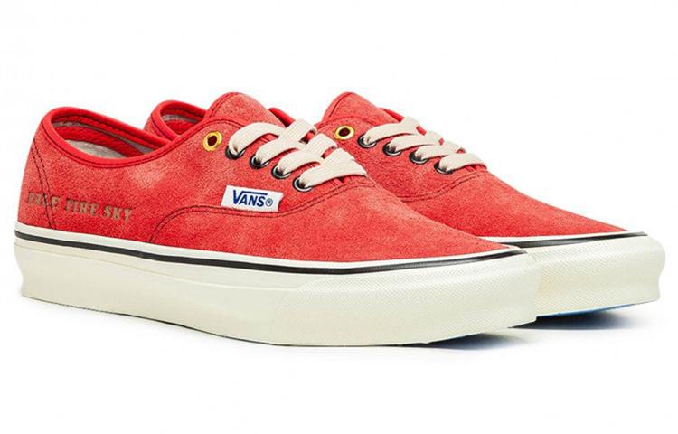 Vans Vault Og Authentic Sp Lx Julian Klincewicz Suede Cherry Red VN0A5DYGAR4