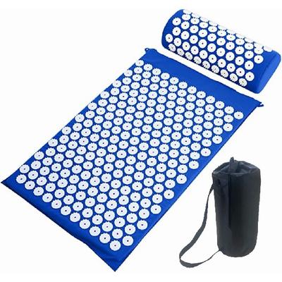 Acupressure Mat Sensi Massage Mat Pillow Set Kuznetsov's Applicator for Neck Foot Yoga Mat with Needle Back Massager Cushion Pad