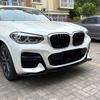 3Pcs Front Bumper Spoiler Lip For BMW X3 G01 X4 G02 M-Pack 2018 2019 2020 2025 Glossy Black Front Lower Splitter Blade