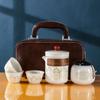 Travel Tea Set, Portable Kuaike Cup, One Pot, Three Cups Tea Can, Outdoor Camping Tea Pot, Business Tea Pot