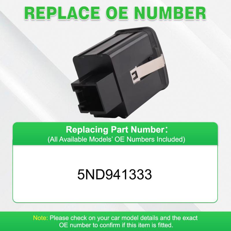5ND941333 trument Panel Dimmer Switch 8 P Dashboard Headlight Dimmer Height Adjustment Brightness Switch