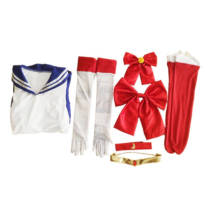 Cosplay kostým Sailor Moon Mizuki Rei pro děti a dospělé - Kompletní sada